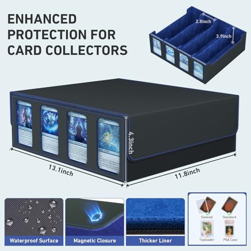 4-Row Card Storage Box for 3200 Magic Cards