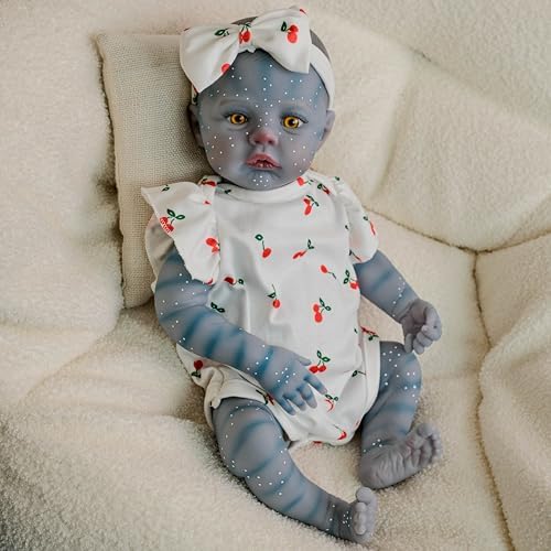 RXDOLL Realistic 19-Inch Baby Doll with Feeding Toys