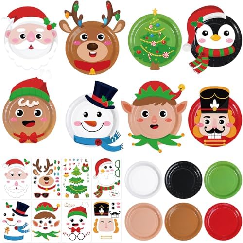 24 Pack Christmas Art Craft Kit for Kids Ages 4-8