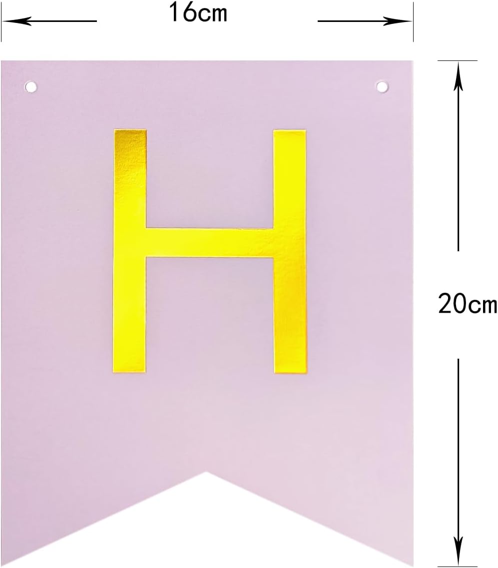 Letjolt Happy Birthday Banner Party Decorations