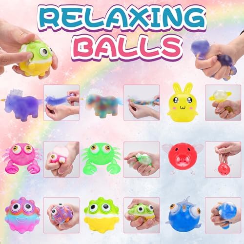 36 Pack Stress Balls Set for Adults and Kids