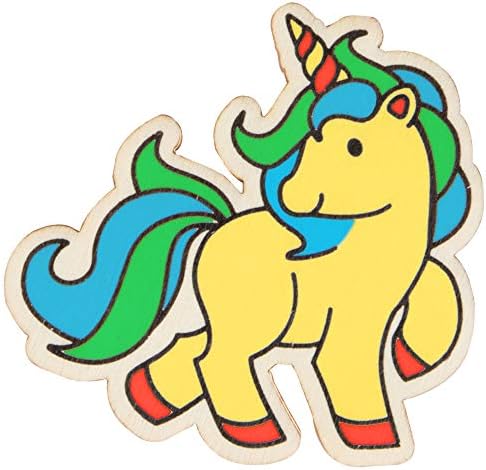 Unicorn Dragon Wood Painting Kit 24 Count