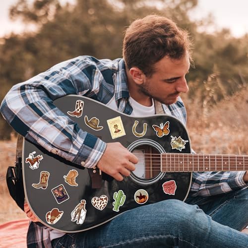 Western Cowboy Sticker Rolls 16 Designs 1000pcs Set