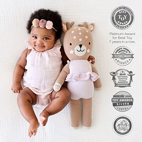 Cuddle Kind Violet The Fawn 13 Hand-Knit Doll