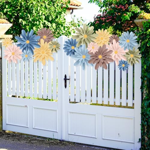MotiMind 18 Pcs 3D Fiesta Floral Bulletin Board Decor
