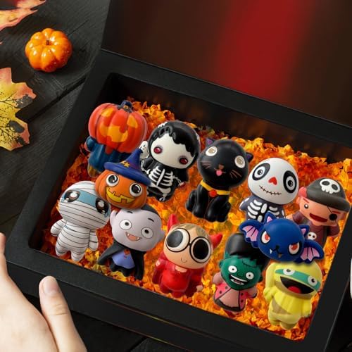 12 Pack Halloween Squishies Toys for Stress Relief