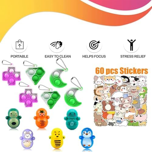 130 Pcs Party Favors for Kids Fidget Toys Classroom Prizes