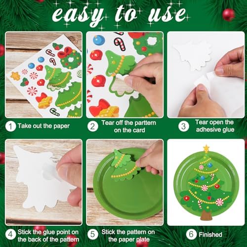 24 Pack Christmas Art Craft Kit for Kids Ages 4-8