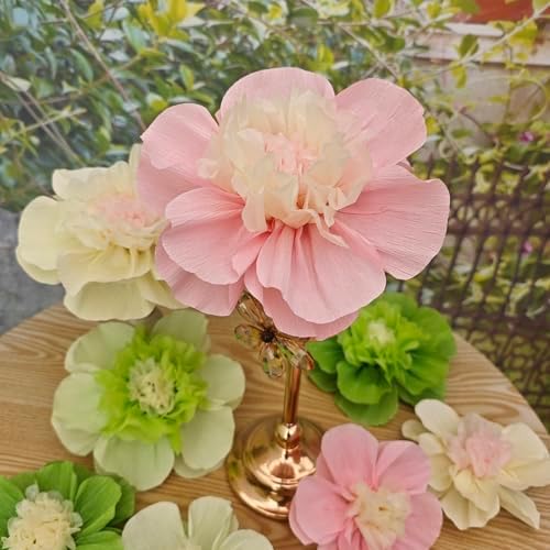 Mybbshower Crepe Paper Flowers for Decor