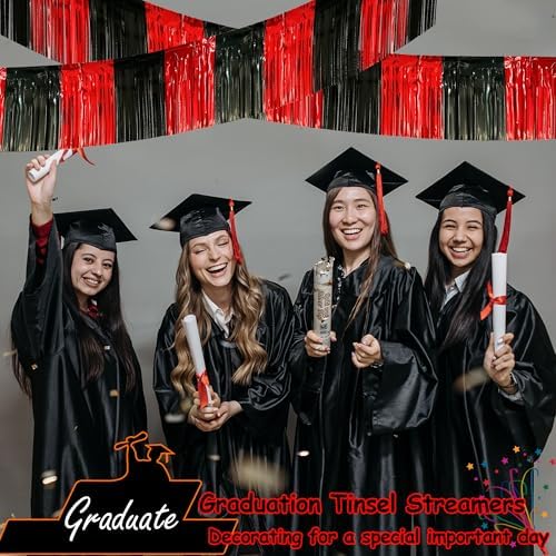4 Pack Tinsel Streamers for Parade Floats and Decor