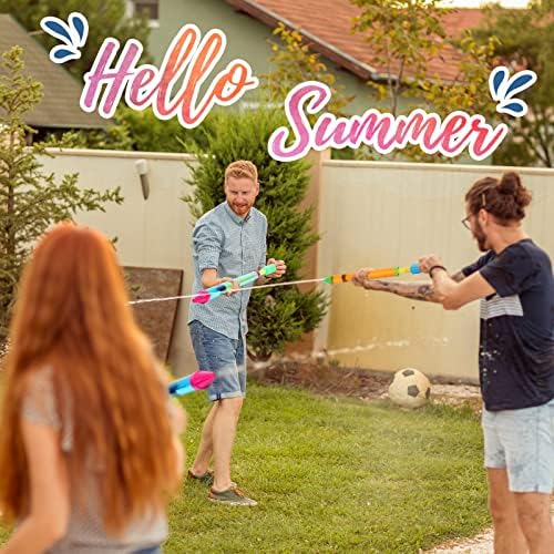Wettarn 48 Pcs Crayon Water Guns for Summer Fun