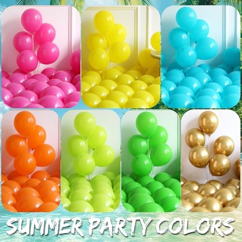 Tropical Balloon Arch Kit 129Pcs for Summer Parties