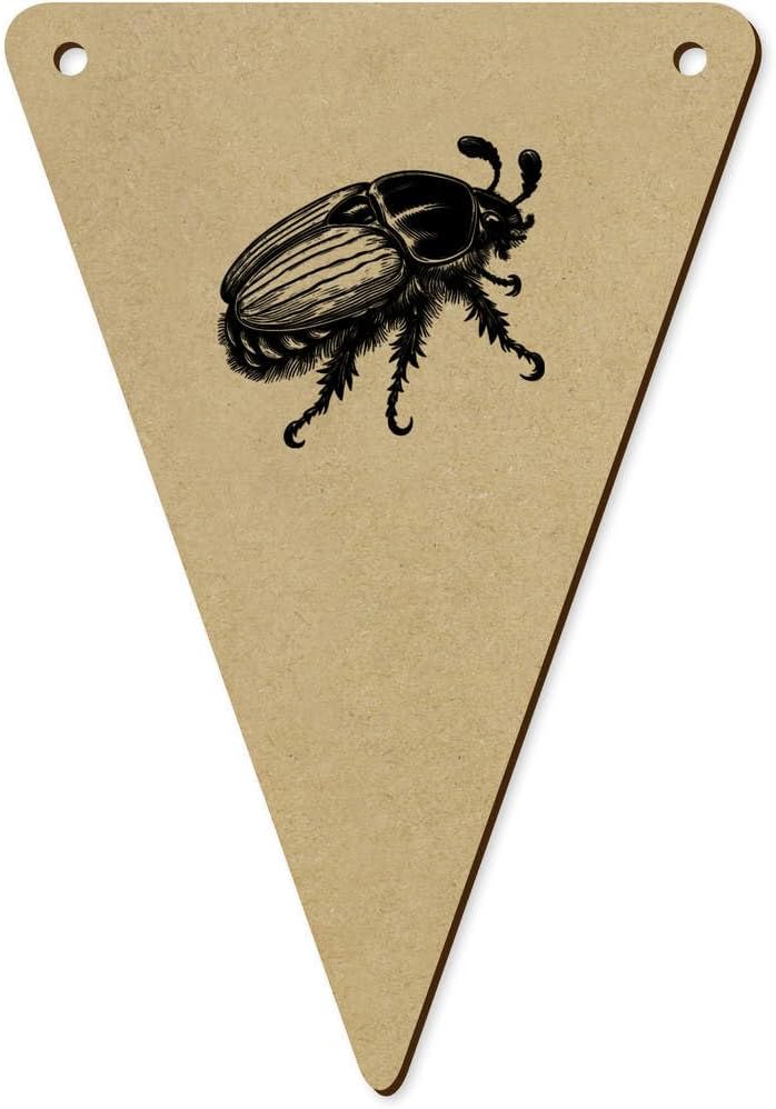 5 Pack Cockchafer Beetle Wooden Bunting Flags BN00089319