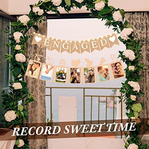 2 Pieces Romantic Engagement Wedding Decor Banners