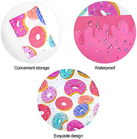 PHOGARY 3 Pack Donut Theme Tablecovers