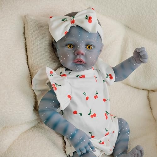RXDOLL Realistic 19-Inch Baby Doll with Feeding Toys