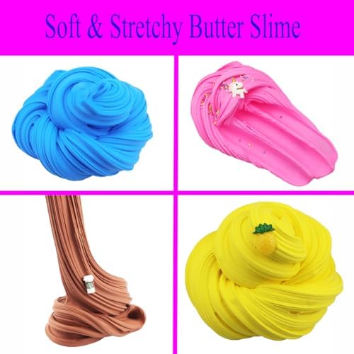 24 Pack Butter Slime Kit for Kids and Parties