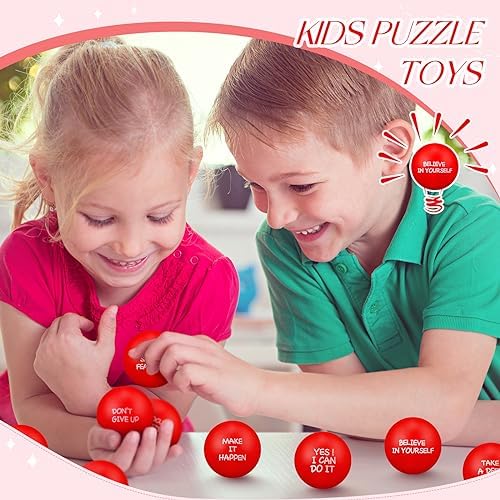 Shappy 72 Pcs Stress Relief Balls with Inspirational Quotes