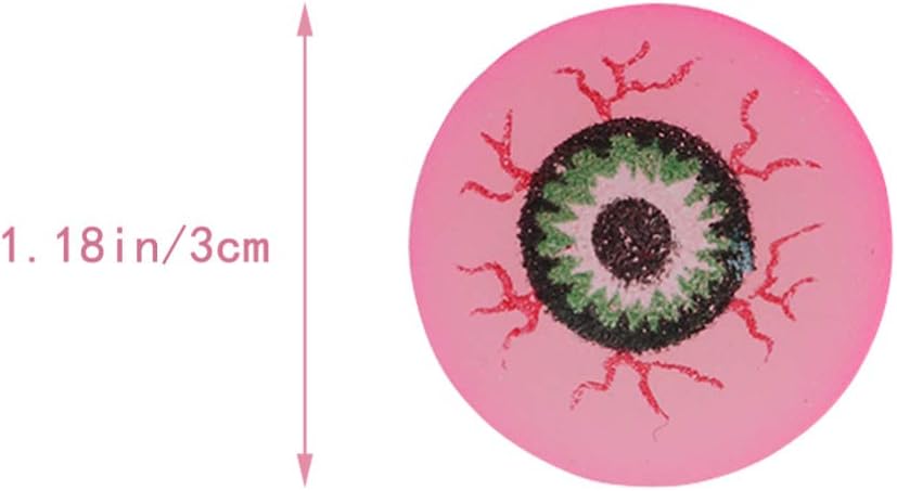 Didiseaon 30Pcs Halloween Bouncy Eye Balls