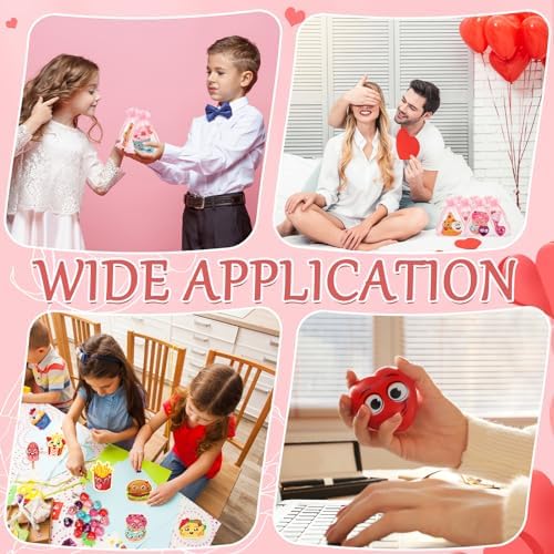 20pcs Valentine Stress Balls with Funny Cards