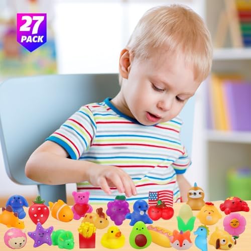 27 Pack Squishy Toys for Kids 8-12 Birthday Party Favors