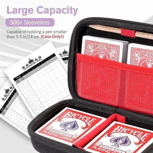 ProCase Hard Card Game Carrying Case - Black