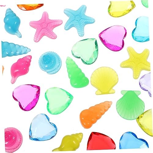 KESYOO Pirate Treasure Chest Pool Toy Diving Gems