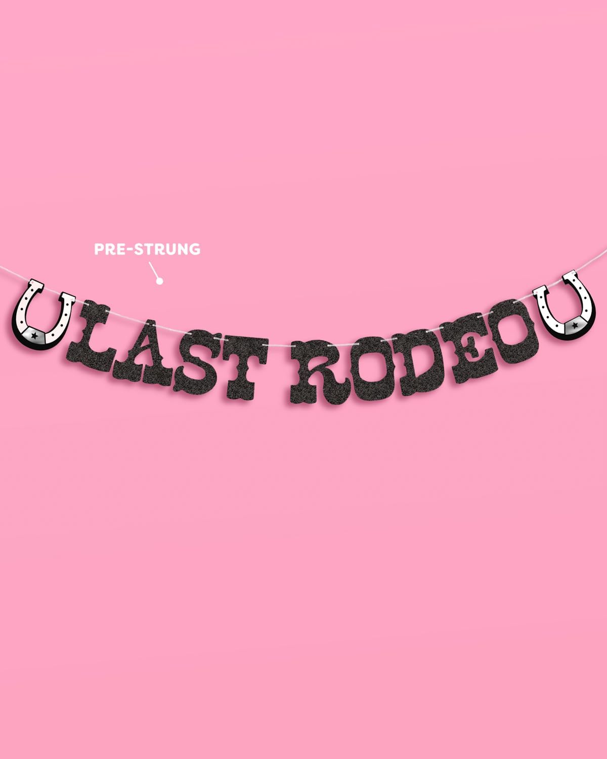 Xo Fetti Last Rodeo Fringe Banner 55 Ft