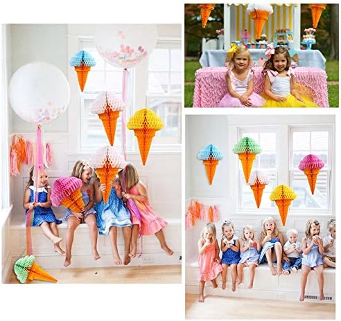 Zilue Ice Cream Decorations Set of 5 Mix
