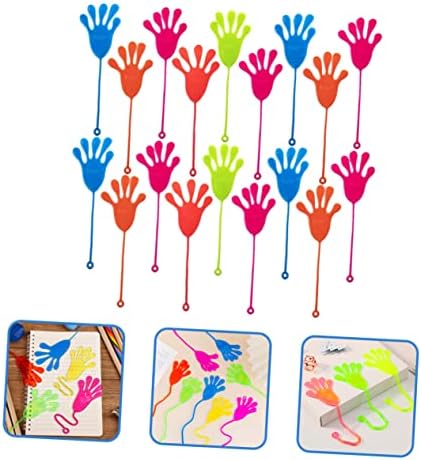 Hemoton 50pcs Elastic Wall Climbing Palm Toys Pack