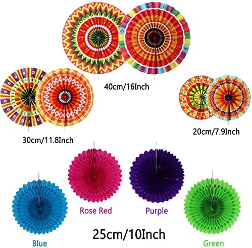 Zerodeco Fiesta Mexican Party Decorations 21 Pcs