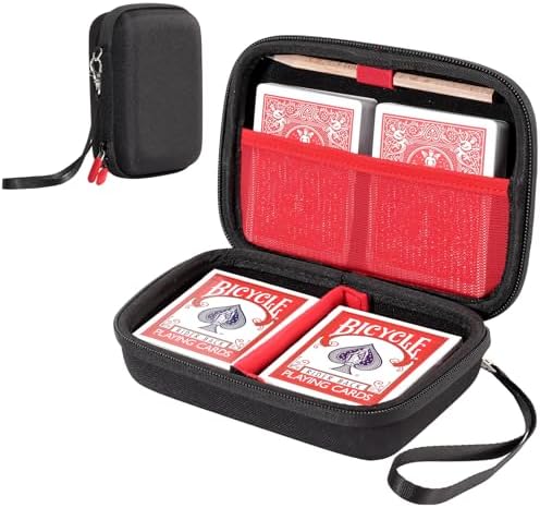 ProCase Hard Card Game Carrying Case - Black