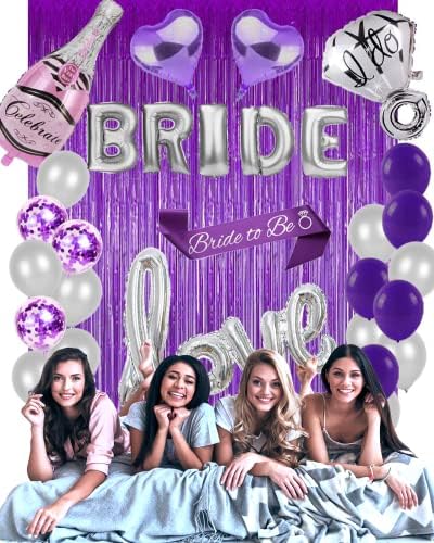 28pc Bachelorette Party Decor Kit with Balloons and Sash