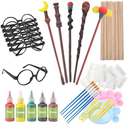 Col-Pary DIY Magic Wand Craft Kit 63 PCS
