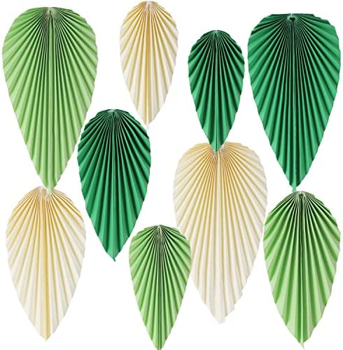 Hanging Paper Fans Leaf Set for Spring Decorations