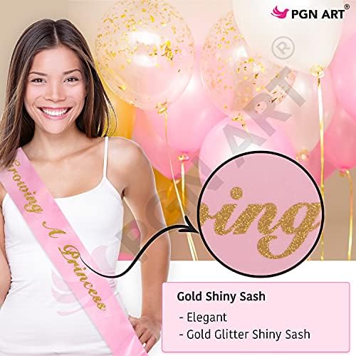 Pink and Gold Baby Shower Decorations for Girl