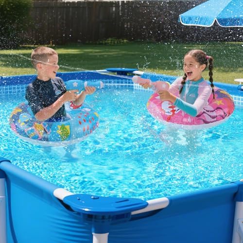 Bigmeta 2 Sets Kids Pool Floats with Water Gun