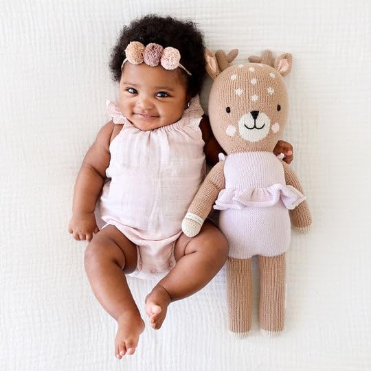 Cuddle Kind Violet The Fawn 13 Hand-Knit Doll