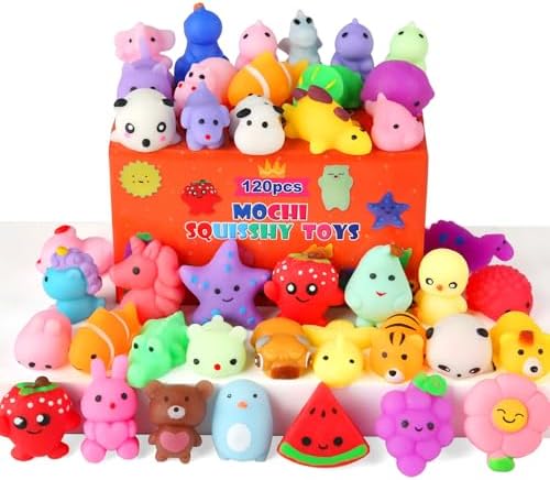 120 Pack Squishy Toys for Kids and Adults