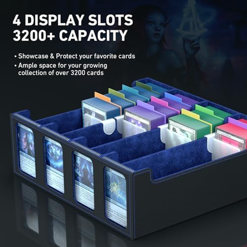 4-Row Card Storage Box for 3200 Magic Cards