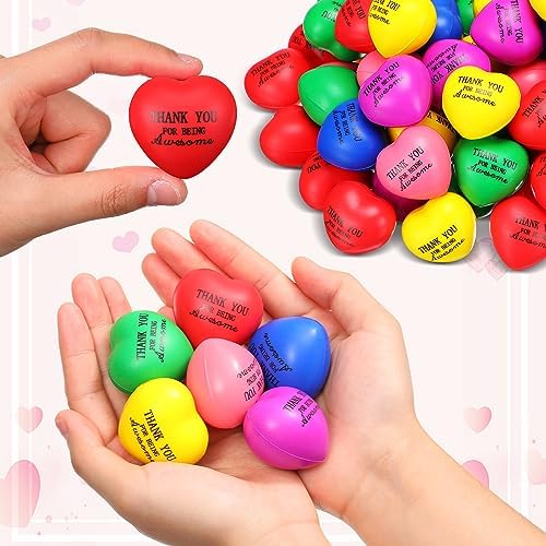 Liliful 100 Pcs Stress Balls Bulk for Graduation Party Favors