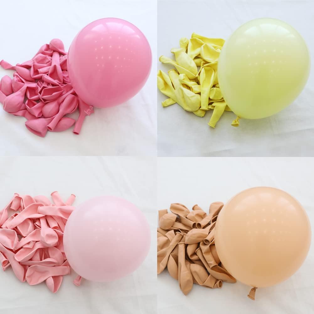 Daisy Balloon Garland Arch Kit Pastel Pink Yellow Boho Decor