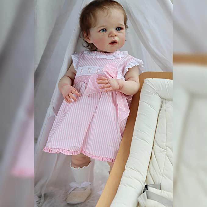 Angelbaby Realistic 24 Inch Baby Doll with Rooted Hair