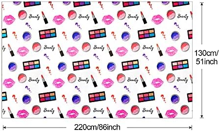 PHOGARY 2 Pack Spa Makeup Tablecovers for Party Decorations