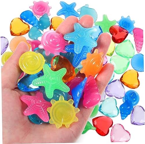 LIOOBO Diving Gems Pirate Treasure Chest Fake Diamonds Pool Decorations