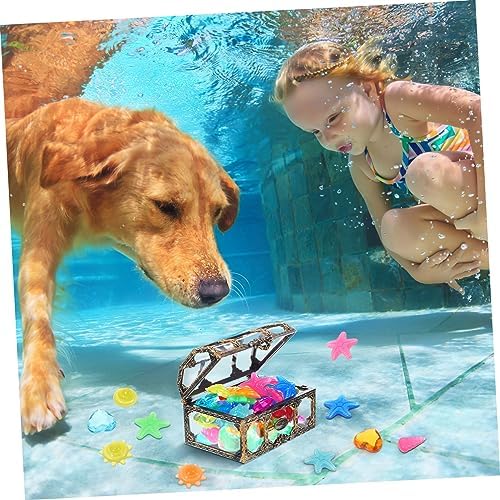 Vaguelly Pirate Treasure Chest with Diving Gems Set