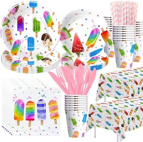 Popsicle Party Decorations for 24 Guests