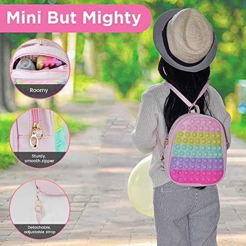 Pop Fidget Backpack Set for Girls and Teens