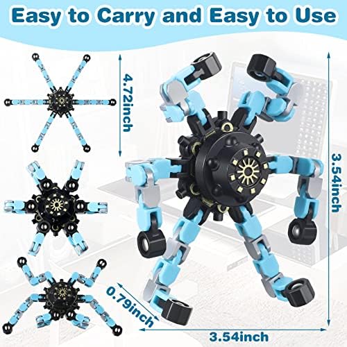 Zhanmai 64 Pack Transformable Fidget Spinners