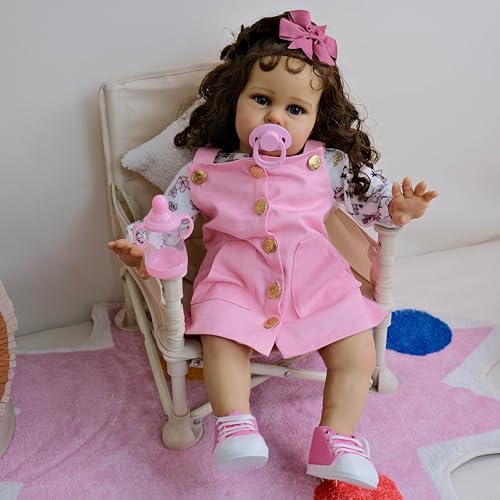 RXDOLL Realistic 24 Inch Toddler Girl Baby Doll